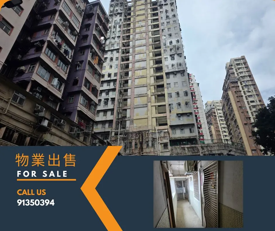 Flat F, 22/F Including the Whole of the Roof of Kam Wah Building No.21 Shek Yam Road, Kwai Chung N.T.